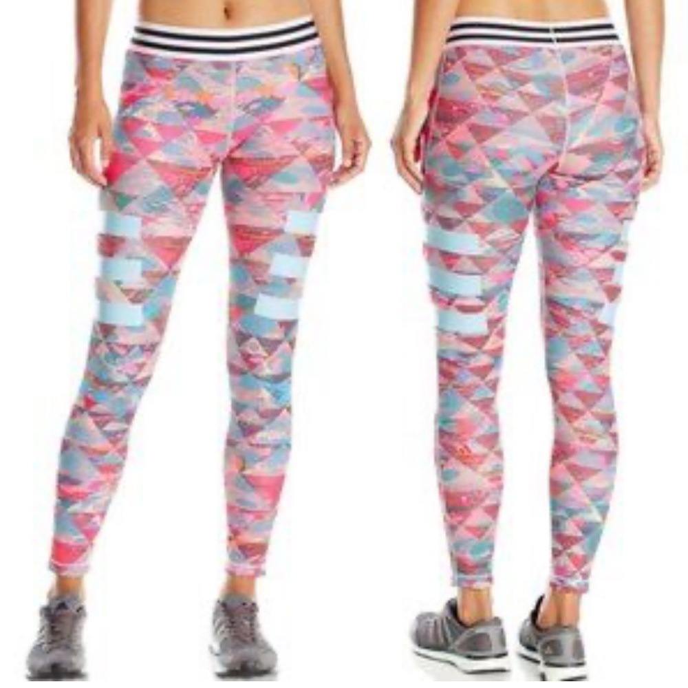 adidas Multicolor Geometric Leggings size medium